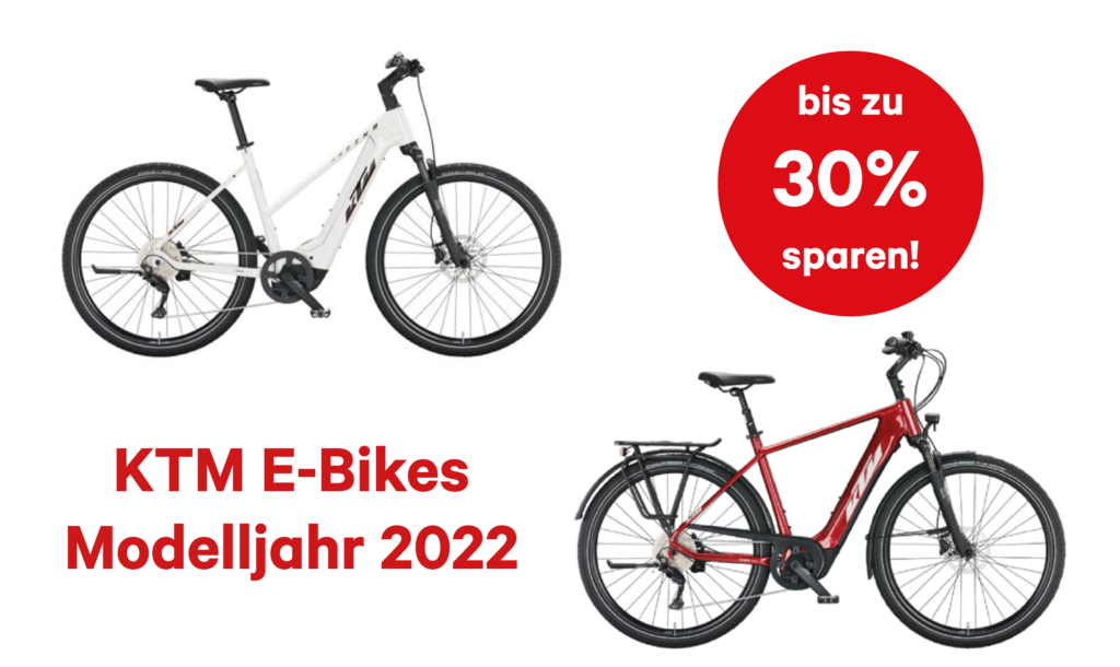 Aktion KTM E-Bikes Modelljahr 2022